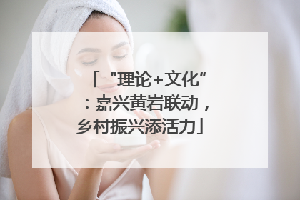 “理论+文化”：嘉兴黄岩联动，乡村振兴添活力