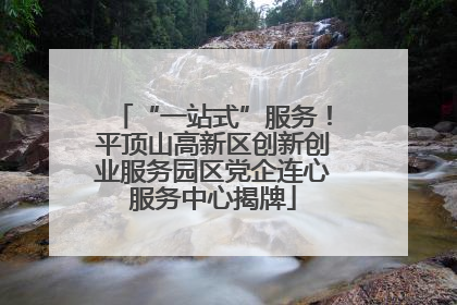 “一站式”服务！平顶山高新区创新创业服务园区党企连心服务中心揭牌