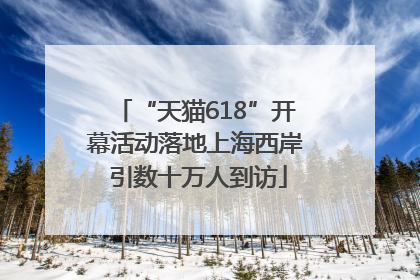 “天猫618”开幕活动落地上海西岸 引数十万人到访