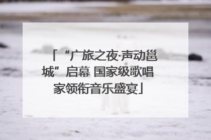 “广旅之夜·声动邕城”启幕 国家级歌唱家领衔音乐盛宴