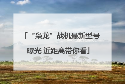 “枭龙”战机最新型号曝光 近距离带你看