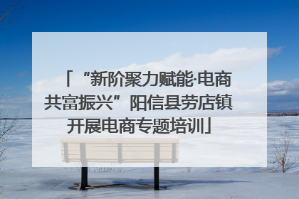 “新阶聚力赋能·电商共富振兴”阳信县劳店镇开展电商专题培训