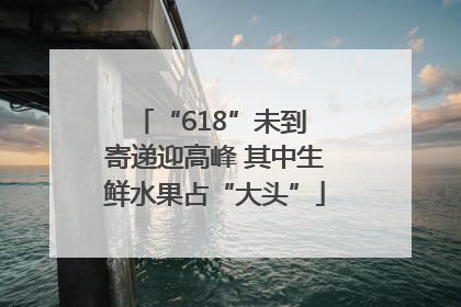 “618”未到 寄递迎高峰 其中生鲜水果占“大头”