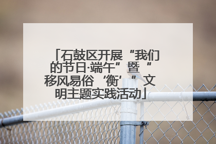 石鼓区开展“我们的节日·端午”暨“移风易俗‘衡’”文明主题实践活动