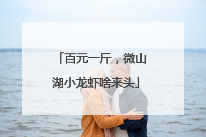 百元一斤，微山湖小龙虾啥来头