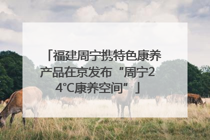 福建周宁携特色康养产品在京发布“周宁24℃康养空间”