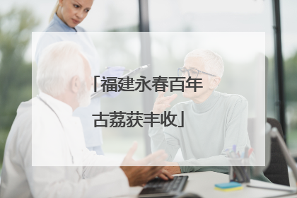 福建永春百年古荔获丰收