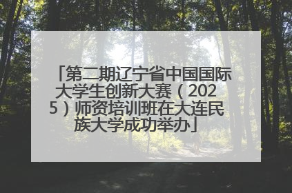 第二期辽宁省中国国际大学生创新大赛（2025）师资培训班在大连民族大学成功举办