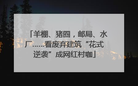 羊棚、猪圈，邮局、水厂……看废弃建筑“花式逆袭”成网红村咖