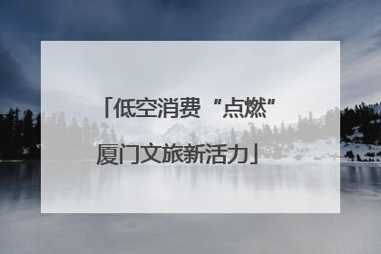 低空消费“点燃”厦门文旅新活力