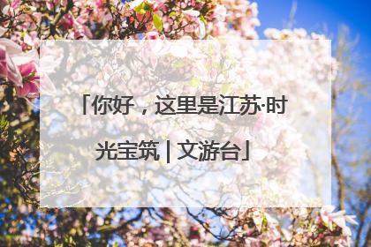你好，这里是江苏·时光宝筑 | 文游台