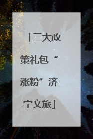 三大政策礼包“涨粉”济宁文旅