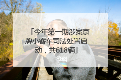 今年第一期涉案京牌小客车司法处置启动，共618辆