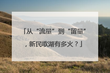 从“流量”到“留量”，新民歌湖有多火？