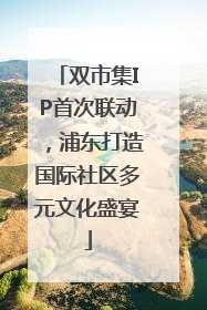 双市集IP首次联动，浦东打造国际社区多元文化盛宴