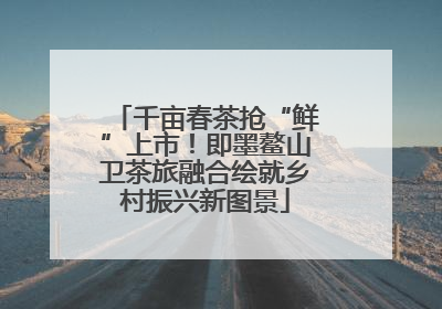千亩春茶抢“鲜”上市！即墨鳌山卫茶旅融合绘就乡村振兴新图景
