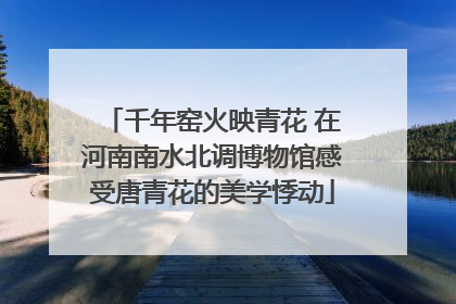 千年窑火映青花 在河南南水北调博物馆感受唐青花的美学悸动