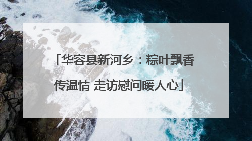 华容县新河乡：粽叶飘香传温情 走访慰问暖人心