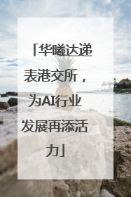 华曦达递表港交所，为AI行业发展再添活力