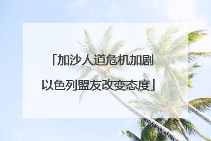 加沙人道危机加剧 以色列盟友改变态度