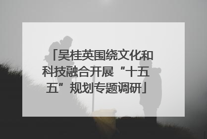 吴桂英围绕文化和科技融合开展“十五五”规划专题调研