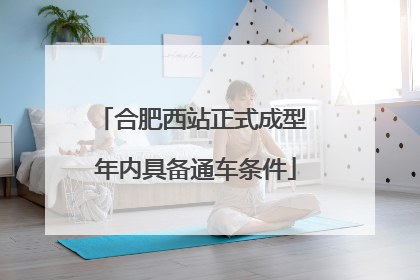 合肥西站正式成型 年内具备通车条件