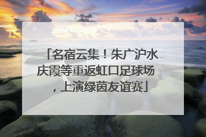 名宿云集！朱广沪水庆霞等重返虹口足球场，上演绿茵友谊赛