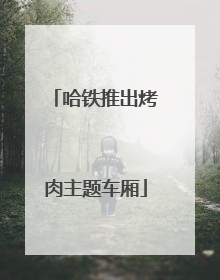 哈铁推出烤肉主题车厢