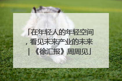 在年轻人的年轻空间，看见未来产业的未来｜《徐汇报》周周见