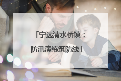 宁远清水桥镇：防汛演练筑防线