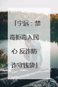 宁远：禁毒拒毒入民心 反诈防诈守钱袋