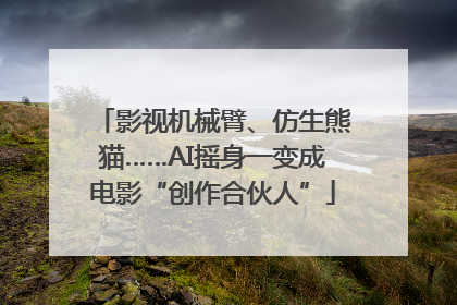 影视机械臂、仿生熊猫……AI摇身一变成电影“创作合伙人”