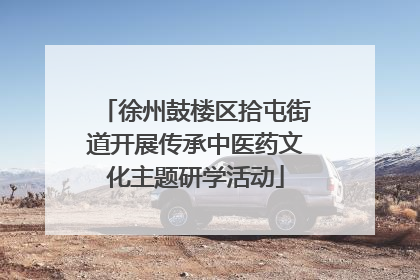 徐州鼓楼区拾屯街道开展传承中医药文化主题研学活动