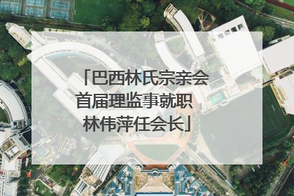 巴西林氏宗亲会首届理监事就职 林伟萍任会长