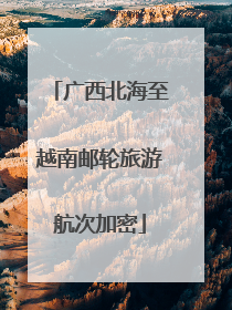 广西北海至越南邮轮旅游航次加密