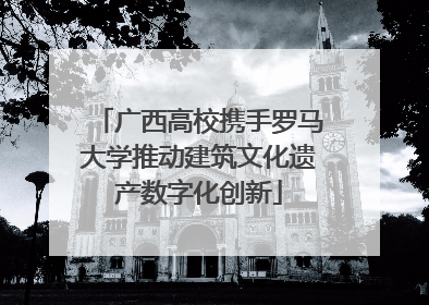 广西高校携手罗马大学推动建筑文化遗产数字化创新