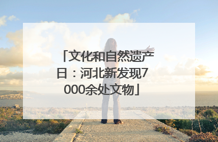 文化和自然遗产日：河北新发现7000余处文物