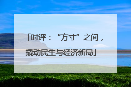 时评：“方寸”之间，撬动民生与经济新局