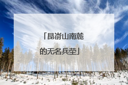 昆嵛山南麓的无名兵茔