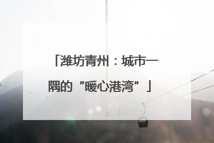 潍坊青州：城市一隅的“暖心港湾”