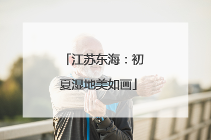 江苏东海：初夏湿地美如画