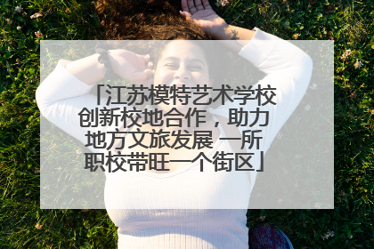 江苏模特艺术学校创新校地合作，助力地方文旅发展 一所职校带旺一个街区