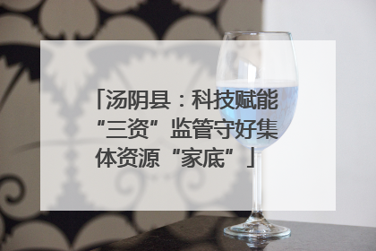 汤阴县：科技赋能“三资”监管守好集体资源“家底”