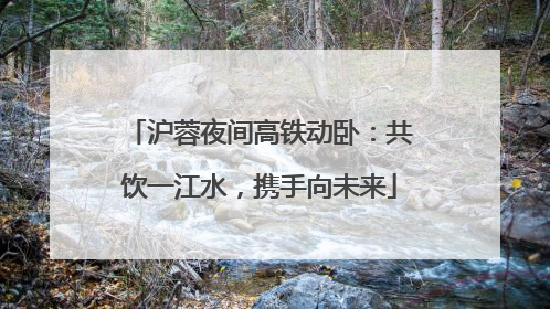 沪蓉夜间高铁动卧：共饮一江水，携手向未来