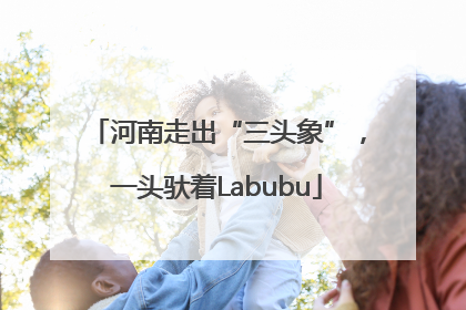 河南走出“三头象”，一头驮着Labubu
