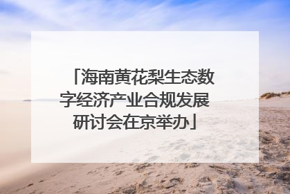 海南黄花梨生态数字经济产业合规发展研讨会在京举办