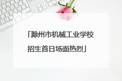 滁州市机械工业学校招生首日场面热烈