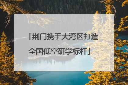 荆门携手大湾区打造全国低空研学标杆