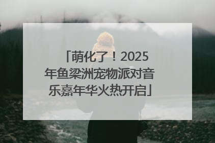 萌化了！2025年鱼梁洲宠物派对音乐嘉年华火热开启