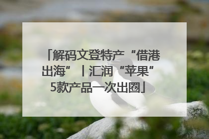 解码文登特产“借港出海”丨汇润“苹果”5款产品一次出圈